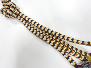 正絹　無形文化財　道明製　手組帯締め